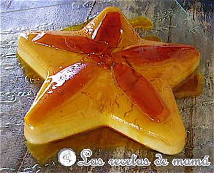 flan de turrón