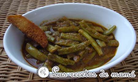 Judías verdes esparragadas