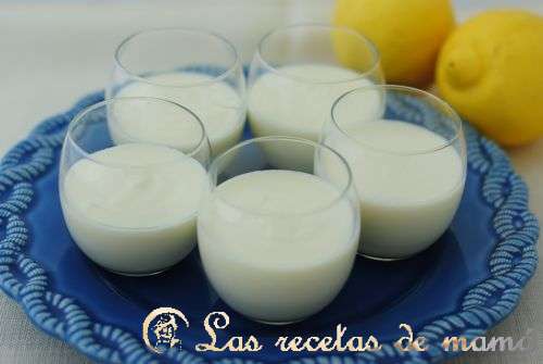 postre de limón y yogur