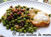 Guisantes salteados con jamón – video receta