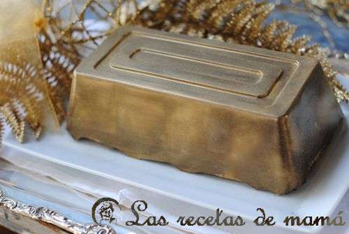 Turrón de chocolate / lingote de oro