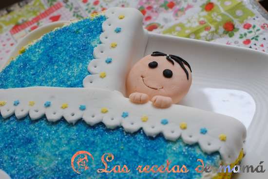 Tarta cochecito de bebé