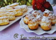 Petit choux o relámpagos de nata