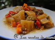 Estofado de cardos con verduras