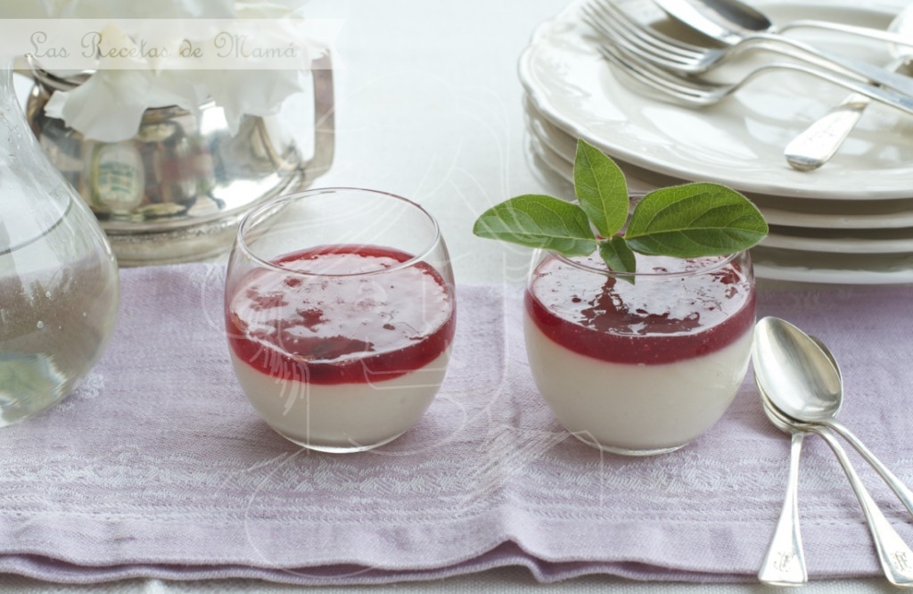 Tarta de chirimoya y compota de peras al vino Guindalera