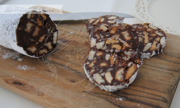 Salchichón de chocolate