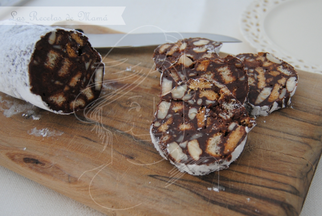 Salchichón de chocolate