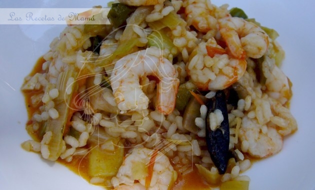 Arroz marinero “de señorito”