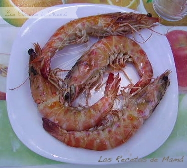 Langostinos de trasmallo a la plancha