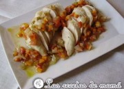 Ensalada de pollo con vinagreta templada