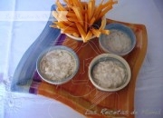 Palitos de zanahoria con salsa de yogur