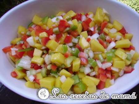 Vinagreta de mango