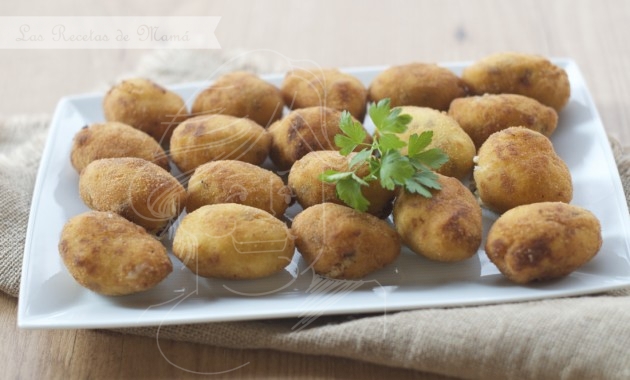 Croquetas de Berenjenas y Gambas