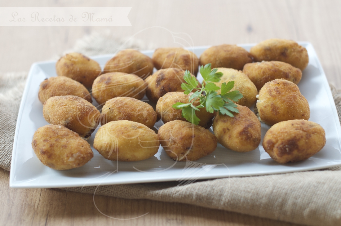 Croquetas de Berenjenas y Gambas