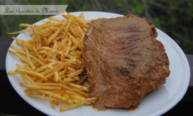 Pechuga de pavo con salsa de almendras