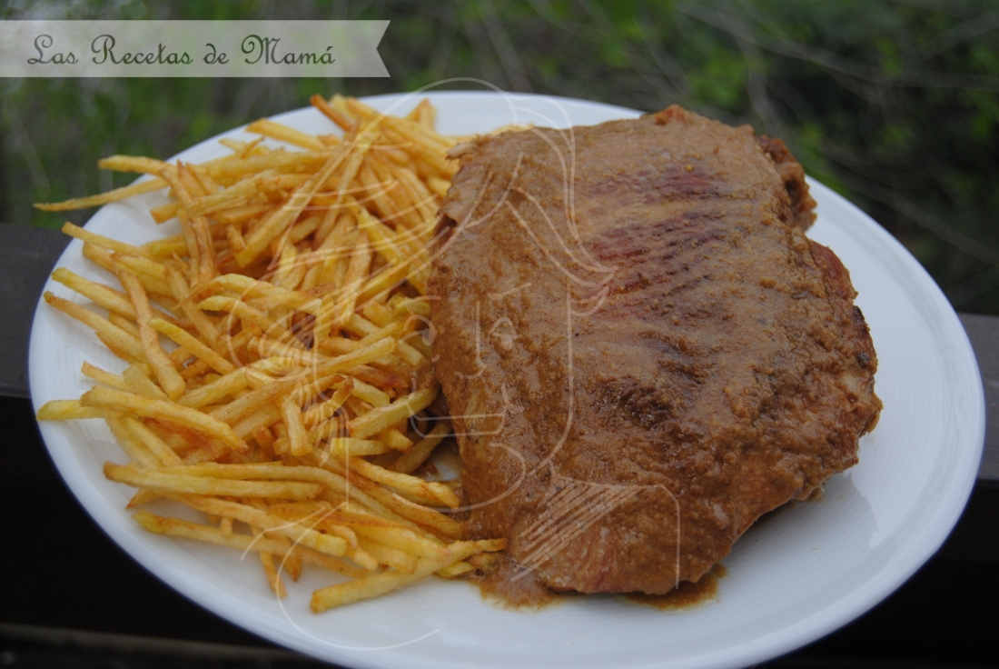 Pechuga de pavo con salsa de almendras