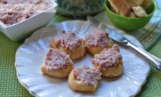 Paté de jamón y queso