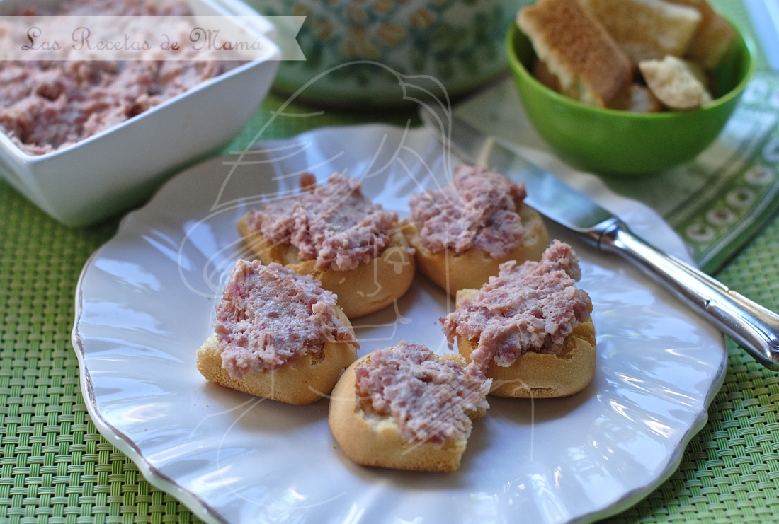 Paté de jamón y queso