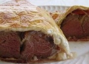 Presa ibérica en hojaldre