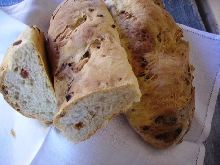 Pan de nueces y pasas