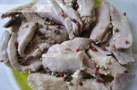 Ventresca a la pimienta