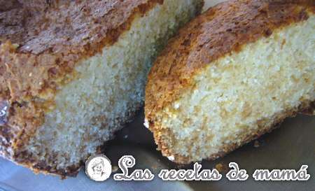 Bizcocho de leche de almendras