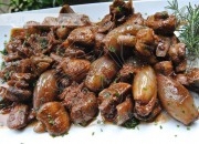 Chalotas y Champiñones al vino tinto
