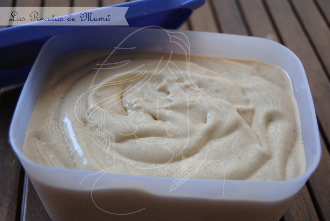 Helado de turrón