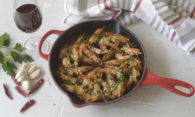 Langostinos al horno