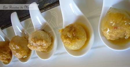 Cebollitas rellenas de bonito del norte