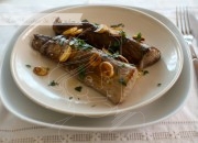 Morrillo de atún de almadraba al ajillo