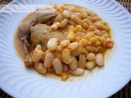 Alubias con perdiz