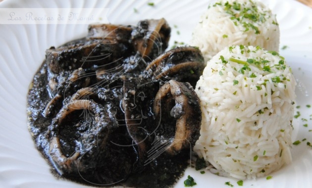 Calamares en su tinta