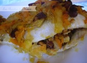 Dorada al horno rellena de nueces