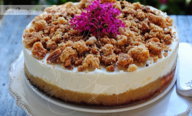 Tarta crujiente de manzana