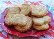 Palmeras y palmeritas de hojaldre