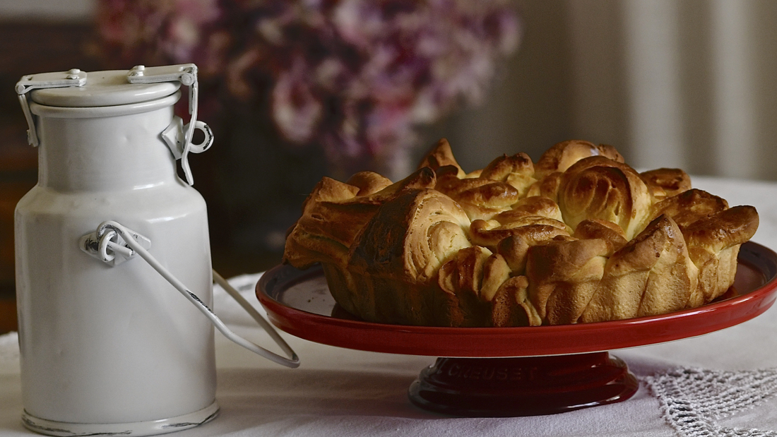 Pan búlgaro – flor de pan