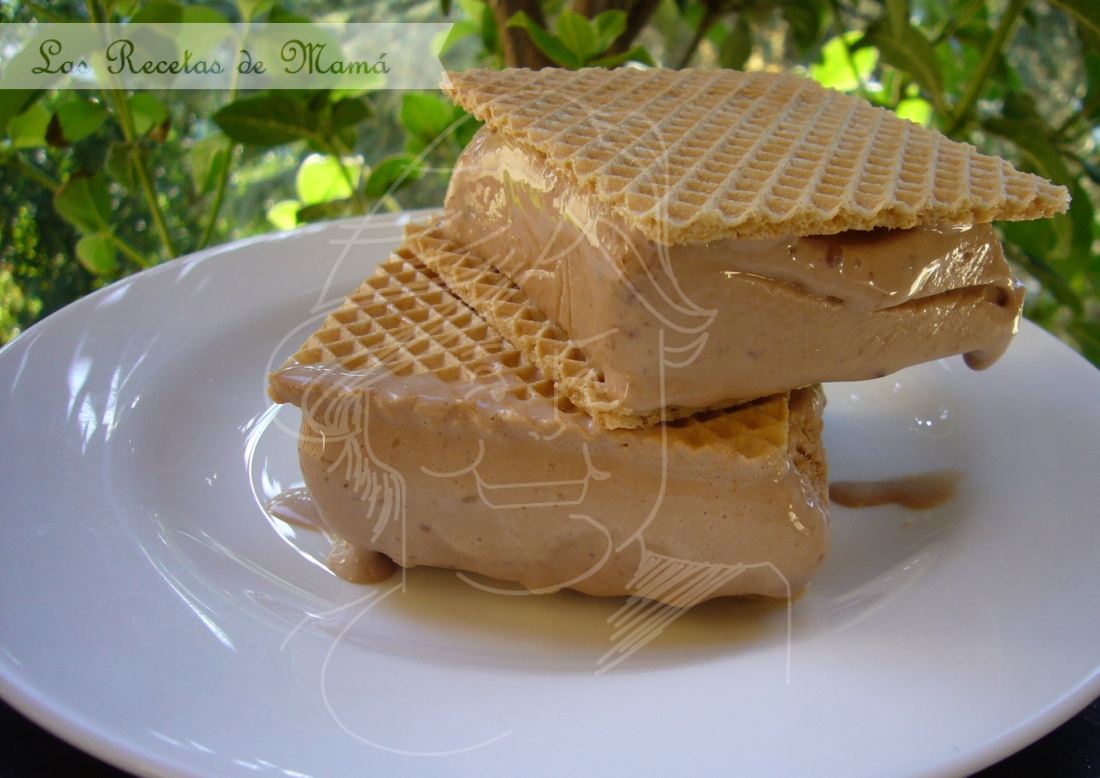 Helado al corte – Helado de chocolate y avellanas