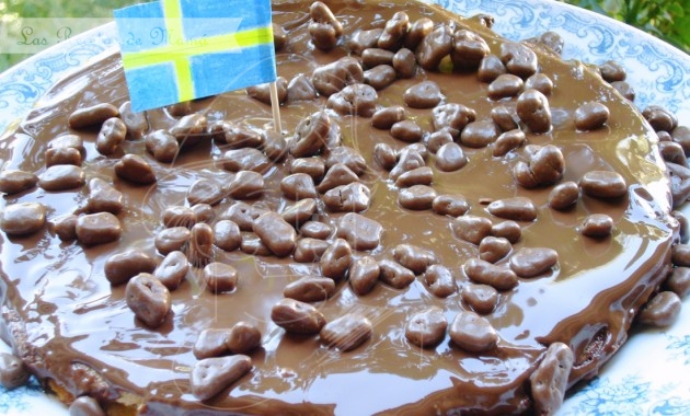 Tarta sueca de almendras y Daim