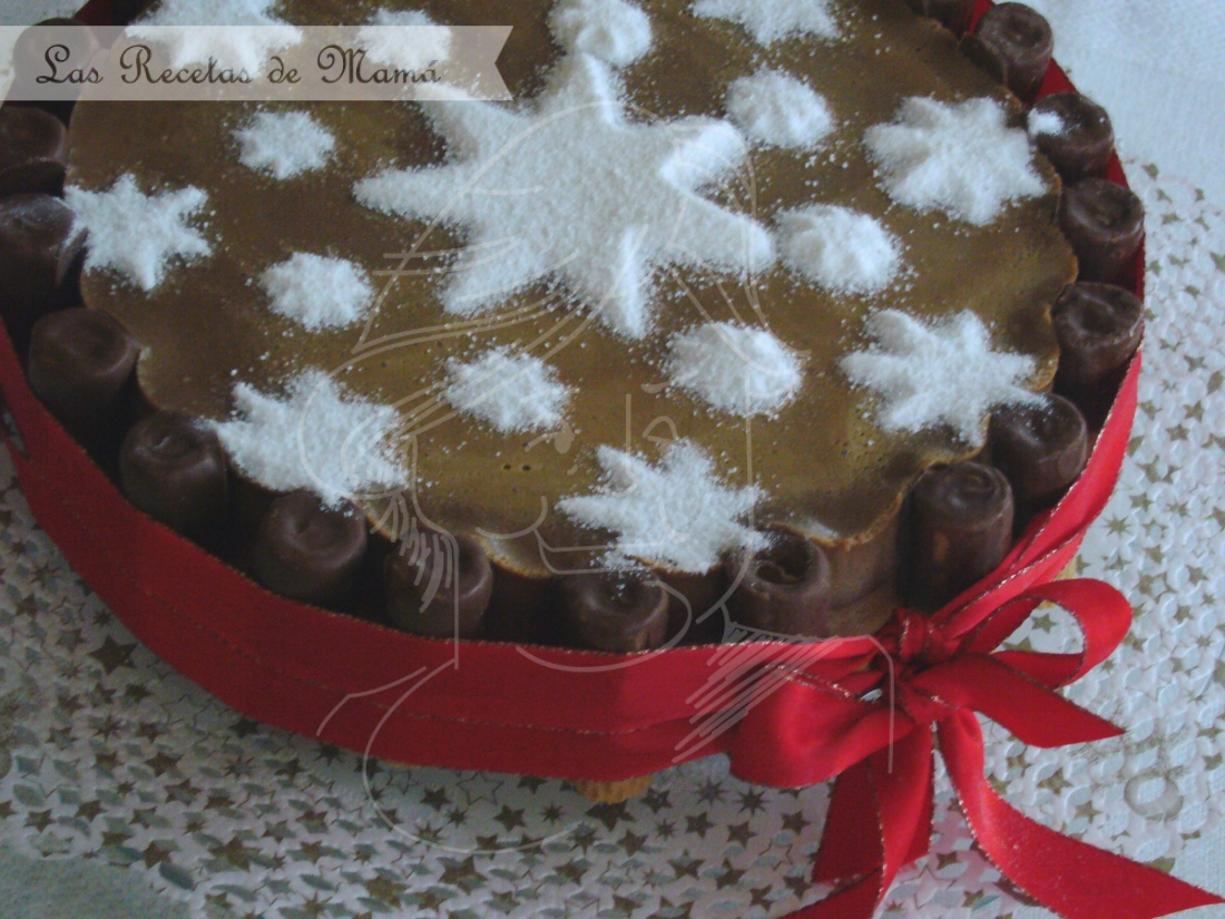 Tarta dos turrones