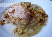Lomo con crema de mostaza