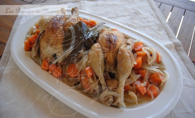 Picantones en escabeche