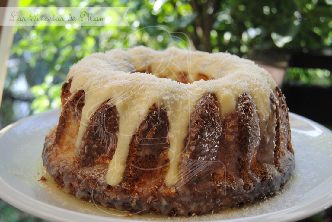 Pastel bombón de coco