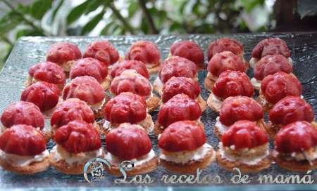Bombones de pimientos de piquillo