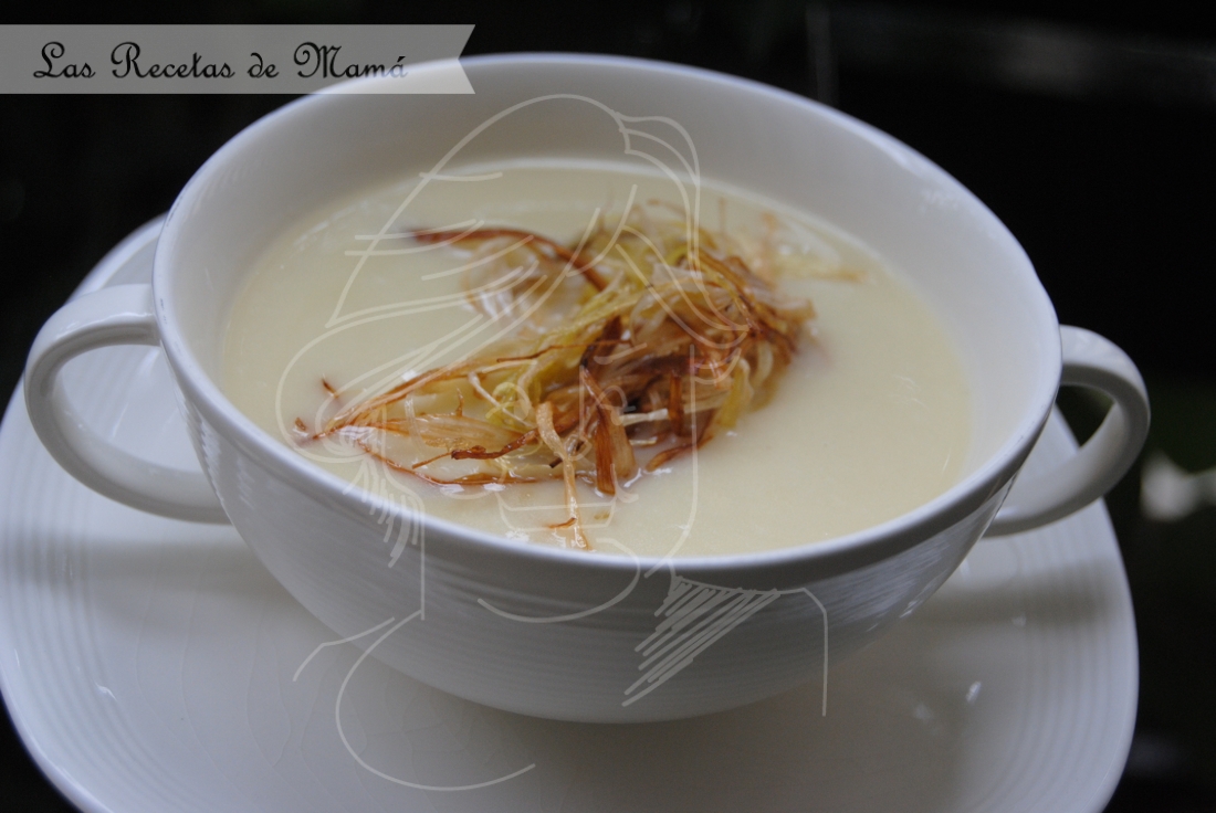 Crema de puerros