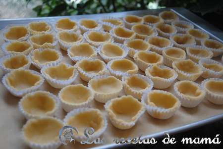 Tartaletas de pasta brisa