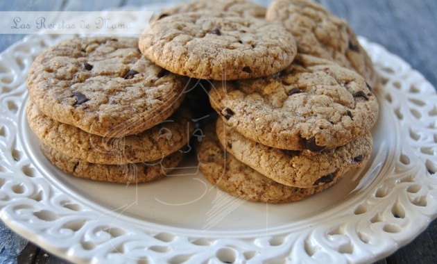 Galletas con gotitas de chocolate