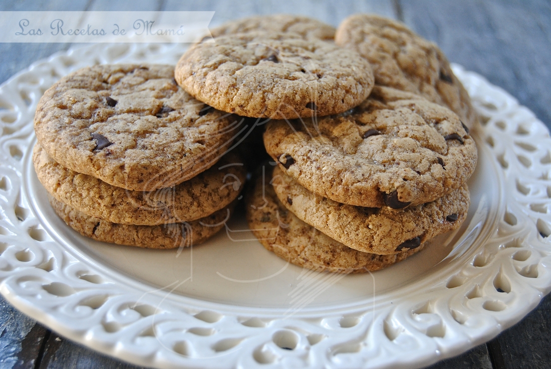 Galletas con gotitas de chocolate
