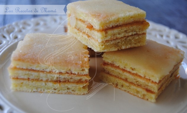 Pastelitos de naranja con glasa de Cointreau