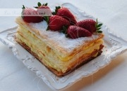Milhojas de crema